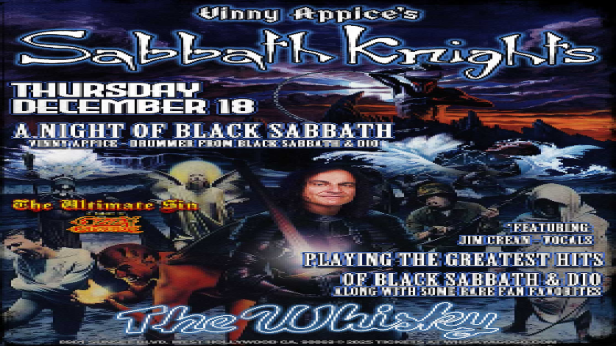 Vinny Appice's Sabbath Knights, Crenshaw, Ultimate Sin (Ozzy Tribute), Engineered Society Project, Hollywood Xambiez, Deadicated Project (Grateful Dead Tribute), SugarFix