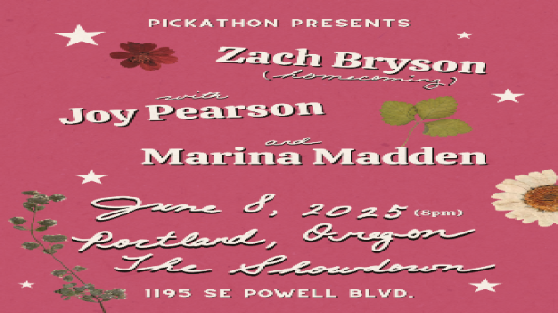 Zach Bryson with Joy Pearson and Marina Madden
