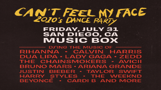 Can't Feel My Face: 2010's Dance Party