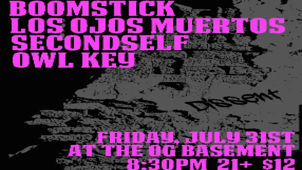 Boomstick W/ Los Ojos Muertos, Second Self and Owl Key