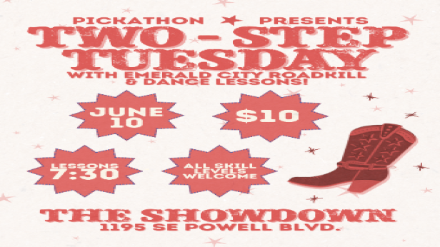Two-Step Tuesday with Emerald City Roadkill and Dance Lessons
