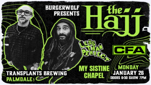 FREE SHOW: THE HAJJ / LESS THAN PERFECT / CFA / MY SISTINE CHAPEL