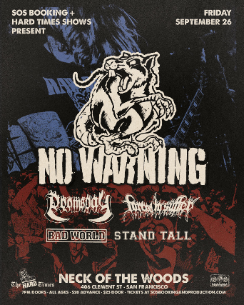 No Warning/ Doomsday/ Forced To Suffer/ Bad World/ Stand Tall