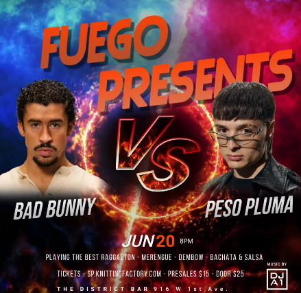 Fuego Presents: Bad Bunny vs. Peso Pluma