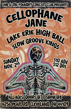 CELLOPHANE JANE, Lake Erie High Ball, Slow Groove Kings