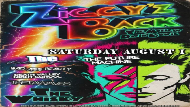 Ziggy'z Back (The Music of David Bowie), The Villagers, The Deadicated Project (Tribute to The Grateful Dead), Bad Ass Beauty, Theta Waves, Death Valley Night School