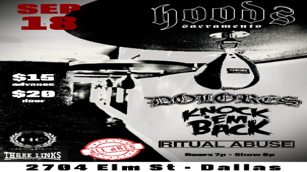 Hoods with special guests: Dolores