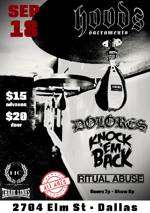 Hoods with special guests: Dolores