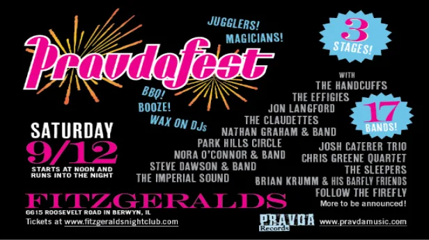 PRAVDAFEST @ FITZGERALDS!