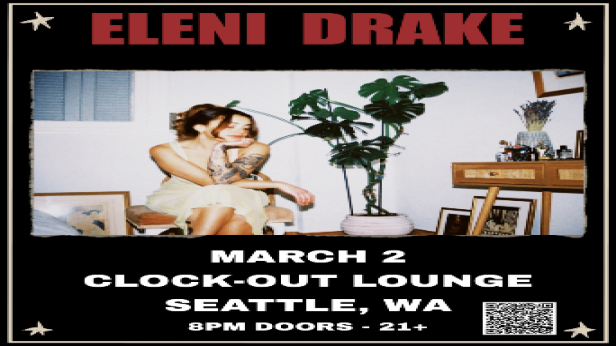 Clock-Out Lounge Presents: Eleni Drake plus guests tba