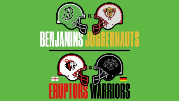 PA Benjamins vs. AZ Juggernauts & DUS Warriors vs ENG Eruptors - IAL