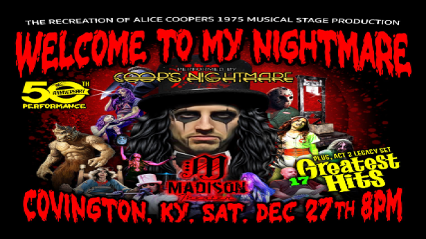 Welcome To My Nightmare: Performed by COOP'S NIGHTMARE