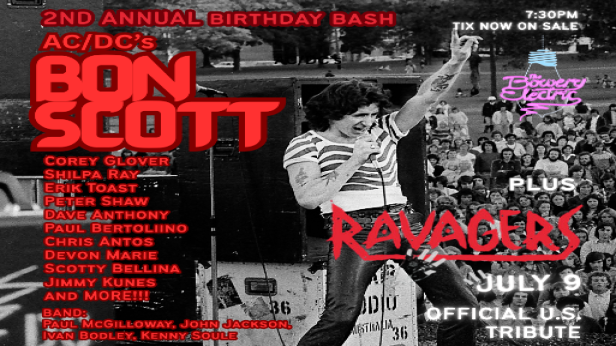 2nd Annual BON SCOTT BIRTHDAY BASH