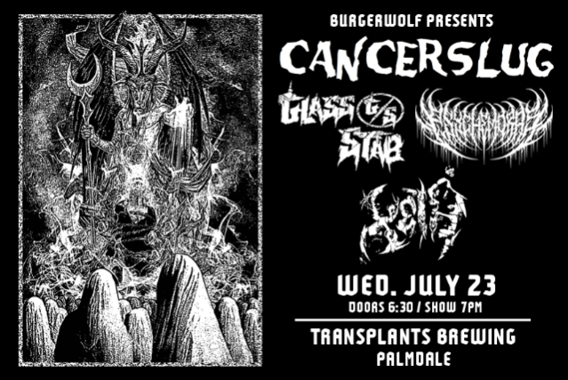 Cancerslug / Glass Stab / Psychemoras / Xela