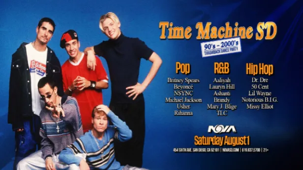 Time Machine: 90s - 2000s Throwback Dance Party