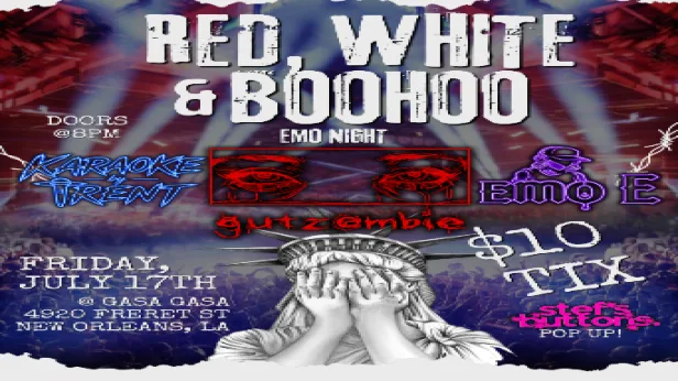 Red, White & Boohoo - Emo Night