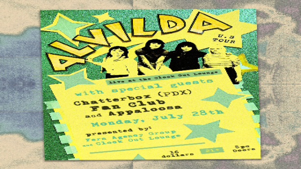 Fern Agency Group & Clock-Out Lounge Present: Alvilda (France) w/ Chatterbox, Fan Club, Appaloosa