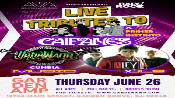 Caifanes, La Ley and Cumbia tributes