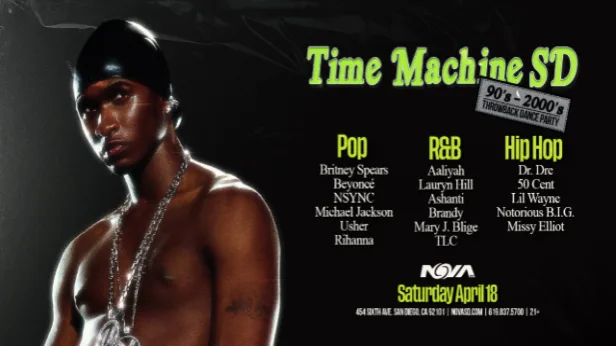 Time Machine: 90s - 2000s Throwback Dance Party