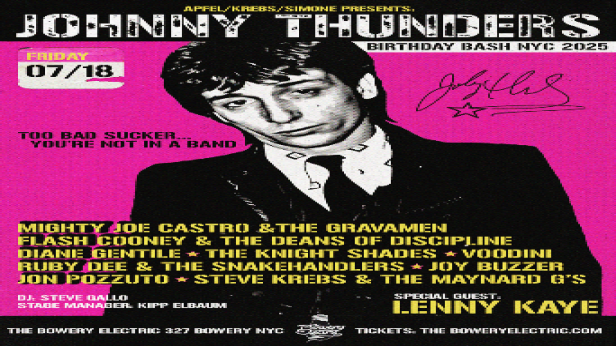 Johnny Thunders Birthday Bash