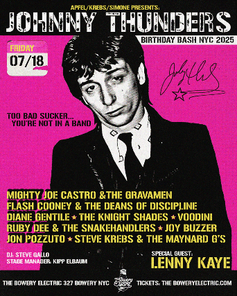 Johnny Thunders Birthday Bash