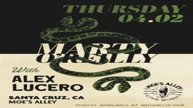 Moe's Alley Presents: Marty O'Reilly (trio) w/ Alex Lucero