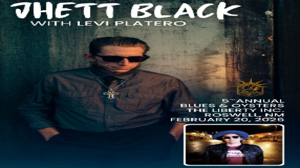 5th Annual Blues & Oysters - Jhett Black with Levi Platero