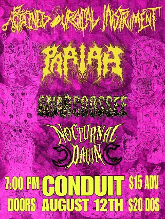 Retained Surgical Instrument, Pariah,Gnarcoossee, and Nocturnal Dawn