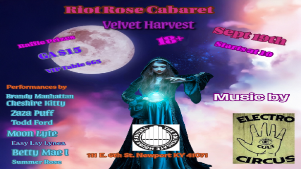 Riot Rose Cabaret Presents: Velvet Harvest Newbies Show