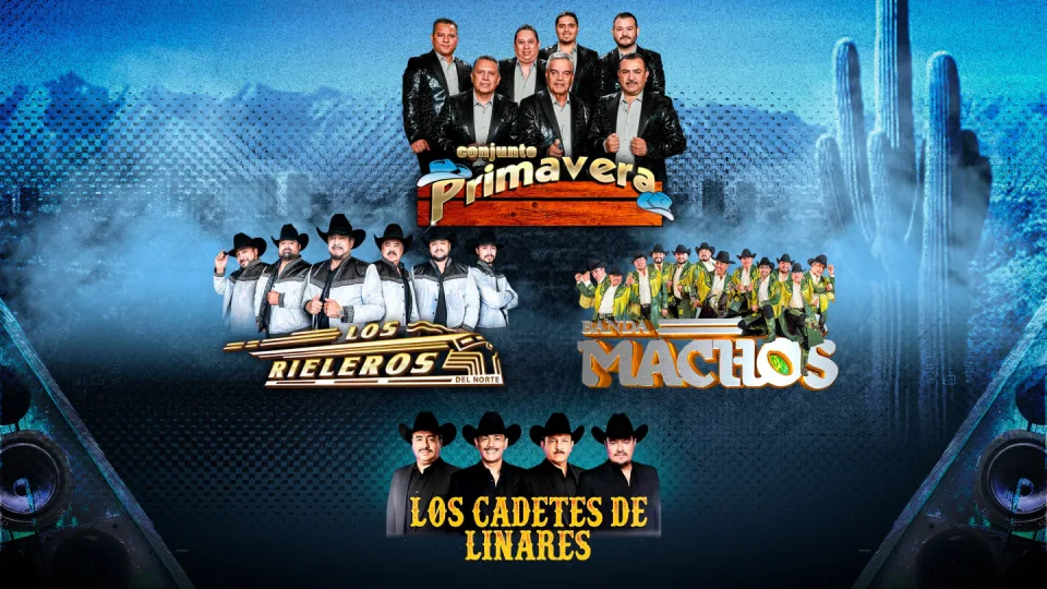 Conjunto Primavera, Los Reileros, Machos and Los Cadetes de Linares