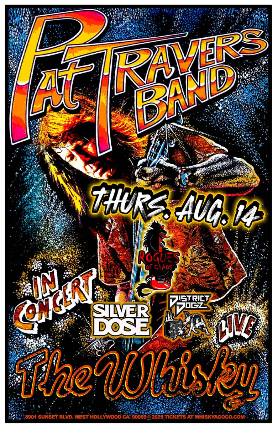 Pat Travers Band, Smut, Rogues of Chaos, Silver Dose, District Dogz