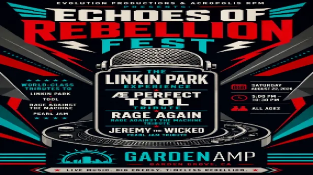 Linkin Park, Tool, RATM, Pearl Jam Tributes - Echoes of Rebellion Fest