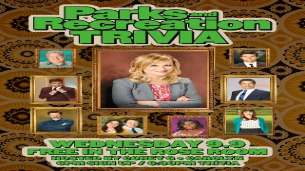 PARKS AND RECREATION TRIVIA w/ COREY G + CAROLYN