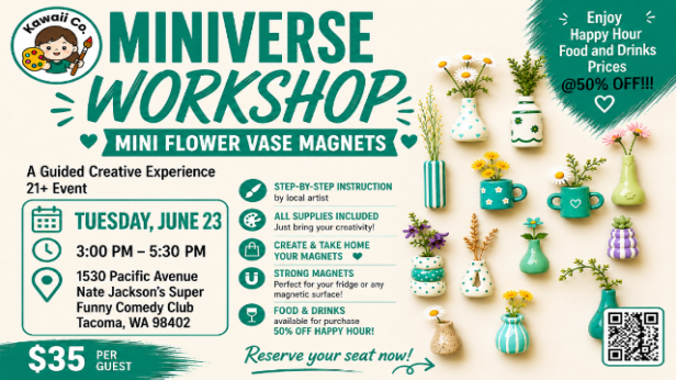 Art Workshop - Miniverse (Flower Magnets Edition)
