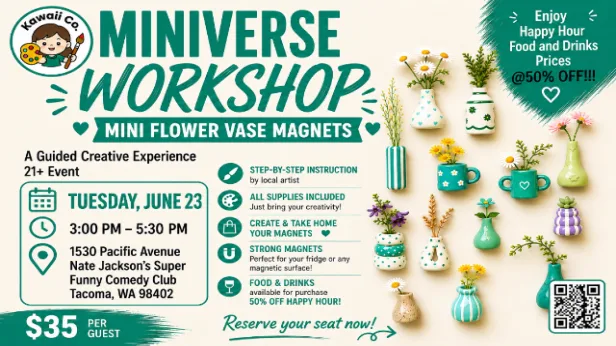Art Workshop - Miniverse (Flower Magnets Edition)