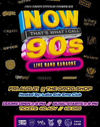 Now That's What I Call The 90s: Live Band Karaoke