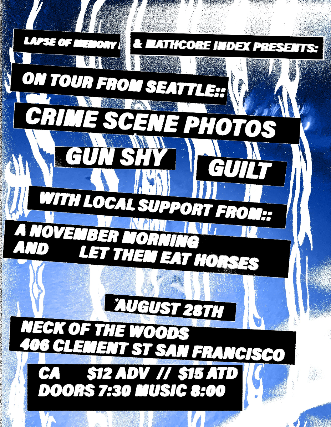 Crime Scene Photos/ Gun Shy/ Guilt/ A November Morning/ Let Them Eat Horses