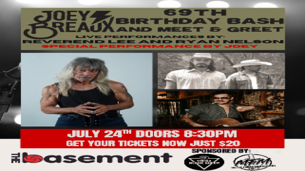 Joey Breaux 69th Birthday Bash with Ryan Nelson and Reverend Lee