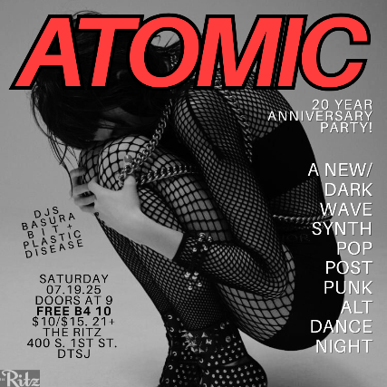 Atomic: New/Darkwave, Synth-Pop, Post-Punk Dance Night