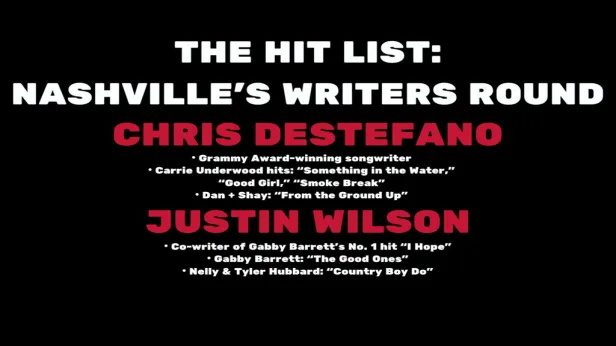 THE HIT LIST:  Nashville's Writer's Round