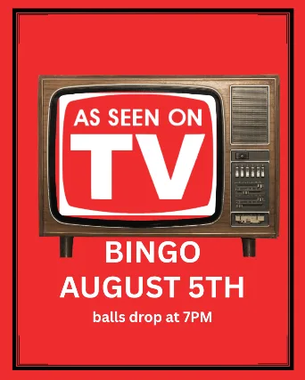 AS SEEN ON TV BINGO!!