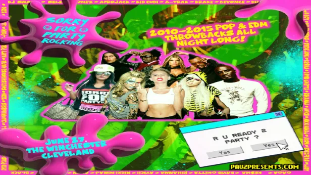SORRY FOR PARTY ROCKING (2010-2015 Pop & EDM All Night Long!)