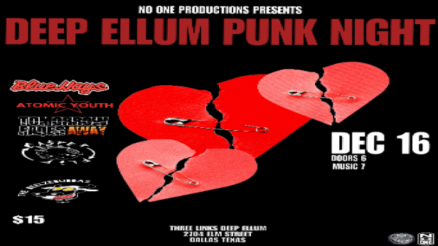 No One Productions Presents: Deep Ellum Punk Night