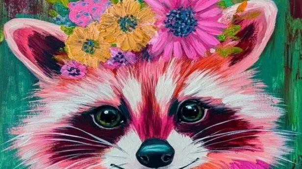 Racoon Paint Night