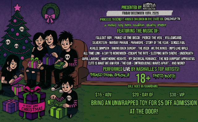 Music City Hero Coalition Presents: A Very Emo Christmas
