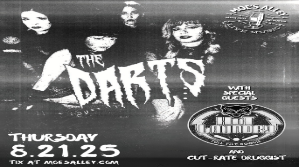 Moe's Alley Presents: The Darts w/ Hot Laundry + Cut-Rate Druggist