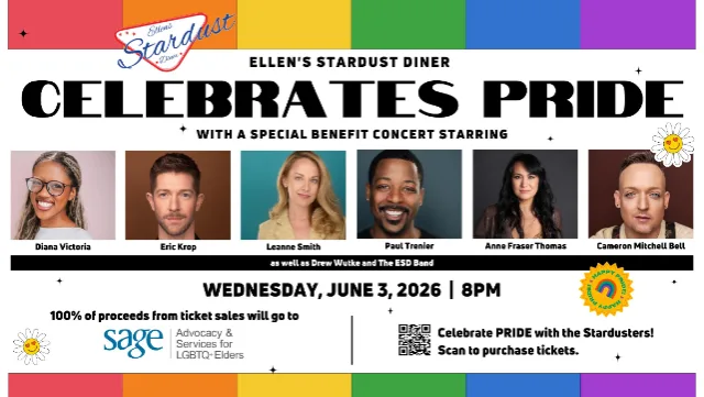 Ellen's Stardust Diner Celebrates Pride Month with a Special Fundraiser Concert Benefiting SAGE