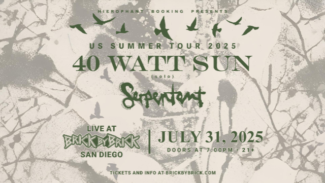 40 Watt Sun with special guests at Brick by Brick