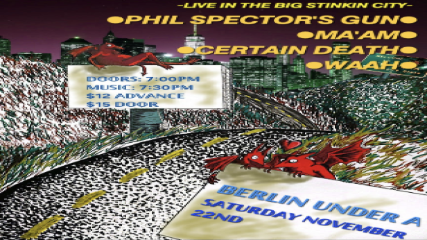 Ma'am • Phil Spector's Gun • Certain Death • We Are All Human