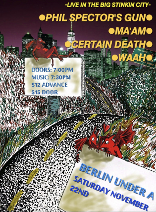 Ma'am • Phil Spector's Gun • Certain Death • We Are All Human